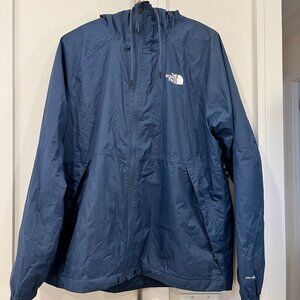 The North Face Men's DryVent Rain Jacket Windbreaker - Blue - Size Large